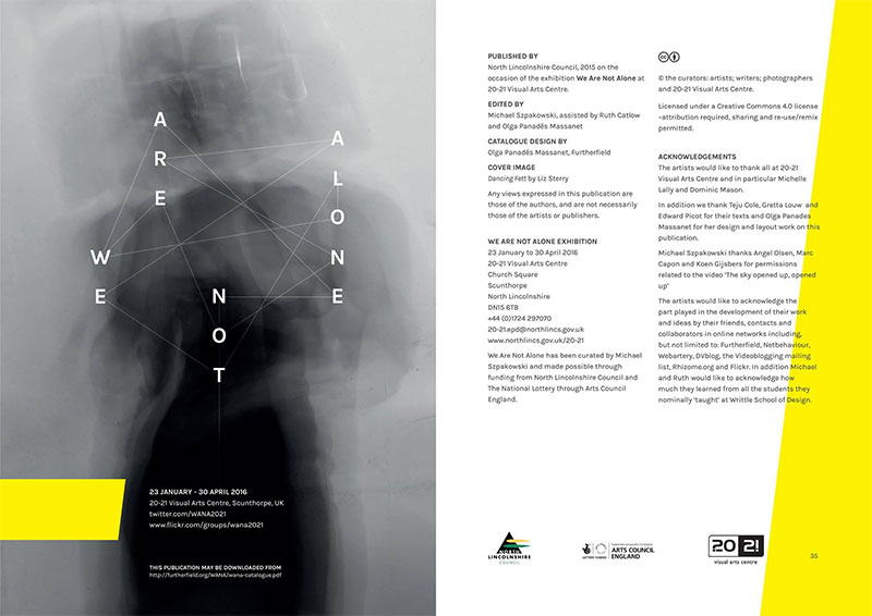 We Are Not Alone, curated by Michael Szpakowski - Scunthorpe, 23 Jan - 30 April 2016